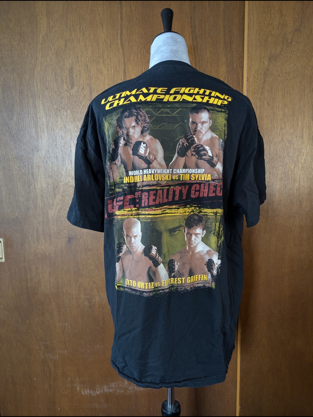 UFC Graphic Fight Poster Black T-Shirt